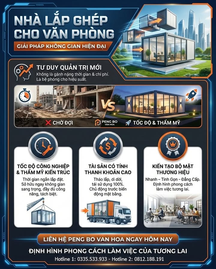 Văn phòng cho thuê tại Ninh Bình - Không gian làm việc hiện đại, linh hoạt