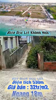 Đất hướng Đông Ninh Hải 530m² giá 16.96 tỷ - Cận biển Dốc Lết, đầu tư sinh lời!