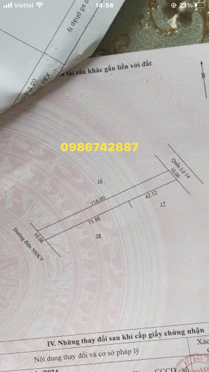 Đất nền Quốc lộ 14, Chư Păh, Gia Lai 432m² giá 2.3 tỷ - Cơ hội đầu tư tuyệt vời!