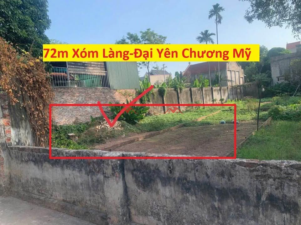 Đất nền Xóm Làng, Đại Yên 72m² giá 3 tỷ - Đầu tư sinh lời ngay!