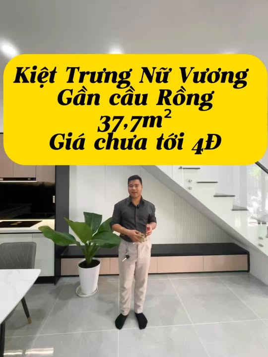 Nhà 2 tầng góc Trưng Nữ Vương, Hải Châu 37.7m² giá chỉ 4 tỷ - Vào ở ngay!
