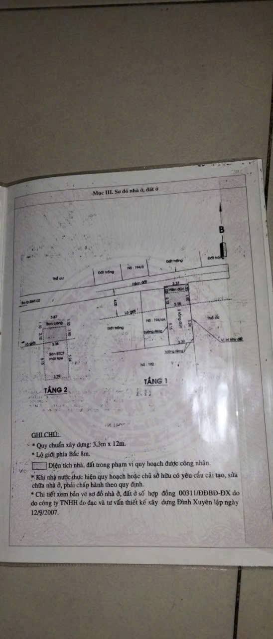 Nhà bán Phường Đông Hưng Thuận Quận 12, Diện tích 27m², Giá 2.8 tỷ - Chính chủ, thương lượng ngay!