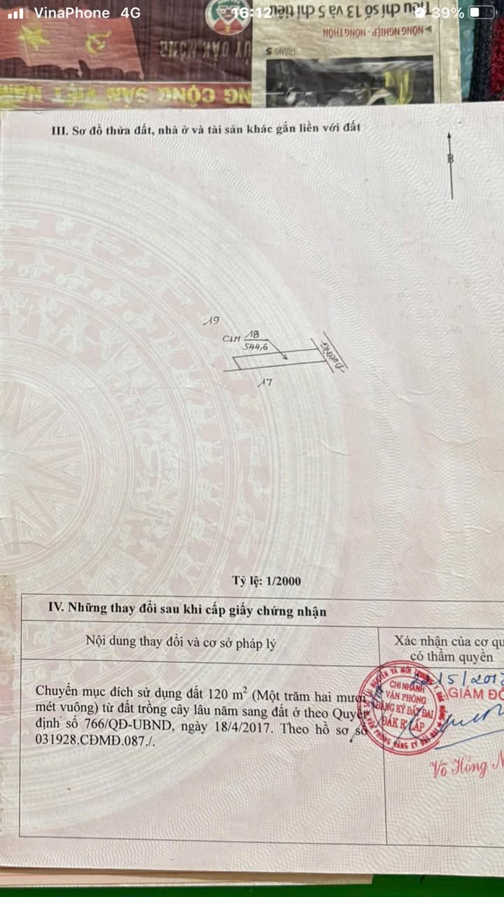 Đất thổ cư 540m² đường Võ Thì Sáu, xã Kiến Đức - Sổ hồng chính chủ chỉ 1.5 tỷ!