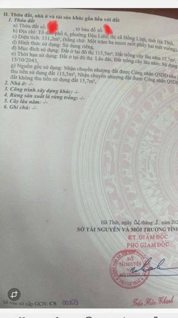 Đất nền TNR Đậu Liêu 132m² giá 1.45 tỷ - Cơ hội đầu tư tuyệt vời!