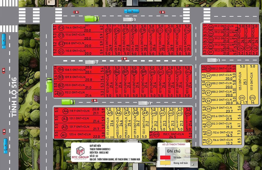 Đất nền Thạch Thành Garden 3, 110m² chỉ 299 triệu - Cơ hội đầu tư vàng!