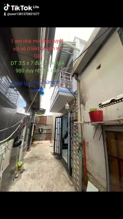 Nhà đẹp chính chủ Quận 6 24m² giá chỉ 980 triệu - Vào ở ngay!