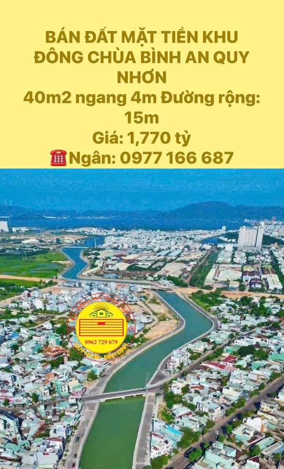 Đất nền Đê Đông Quy Nhơn 83m² giá 2.89 tỷ - Đầu tư sinh lời ngay!
