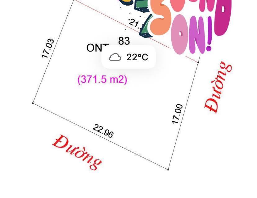 Đất Nghi Thuận, Nghi Lộc 371.5m² - Mặt tiền rộng, giá tốt!