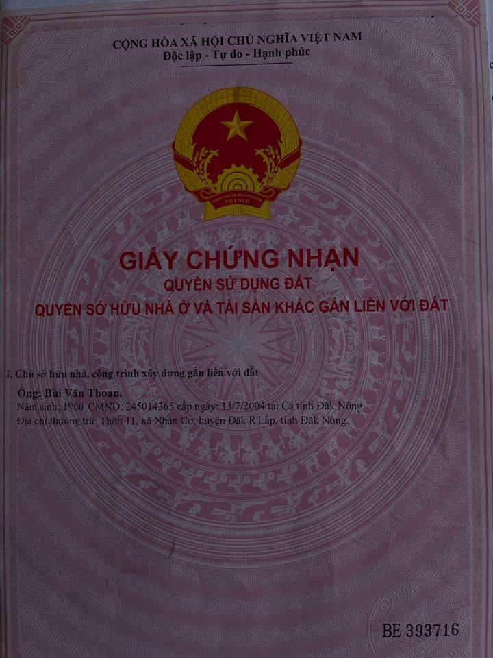 Đất nền 300m² tại xã Quảng Tâm, huyện Tuy Đức, Đắk Nông - Giá chỉ 5 tỷ!