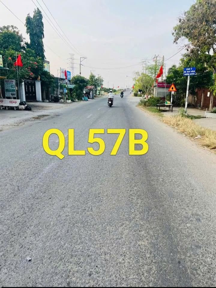 Bán đất mặt tiền Quốc lộ 57B, xã Thạnh Phước, 380m² - Kinh doanh thuận lợi!