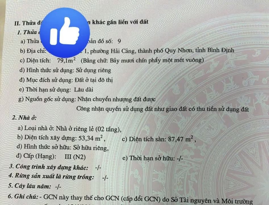 Nhà hẻm 1 Lê Lợi, Quy Nhơn 79m² giá 2 tỷ - Cơ hội đầu tư hiếm có!