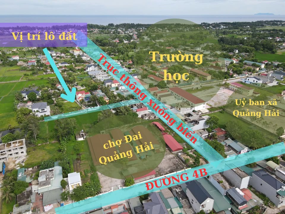 Đất thổ cư Quảng Hải 100m² giá chỉ 500 triệu - Cơ hội hiếm có!