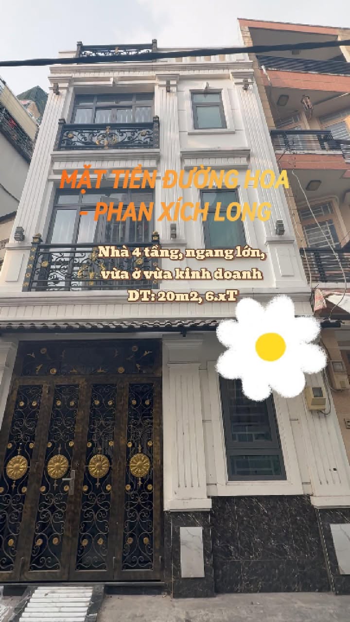 Mini House 4 tầng mặt tiền kinh doanh Đường Hoa, Quận Phú Nhuận - Giá 6.3 tỷ thương lượng