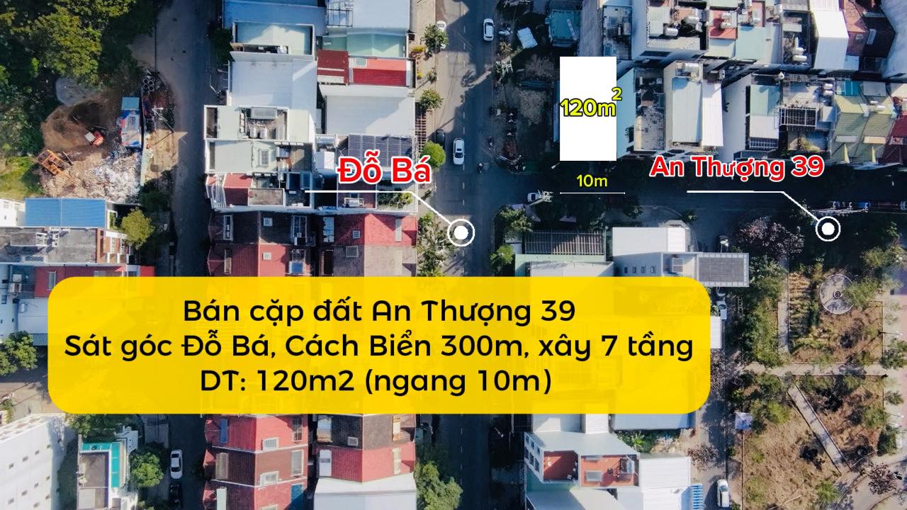 Đất nền An Thượng 39 Đà Nẵng 120m² giá 3x tỷ - Cơ hội đầu tư lý tưởng!