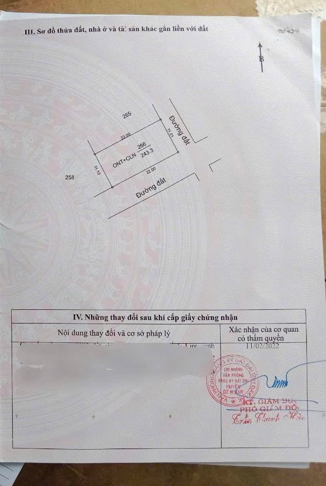 Đất nền Cuor Đăng, Cư M'gar 242m² giá 990 triệu - Cơ hội đầu tư hấp dẫn!