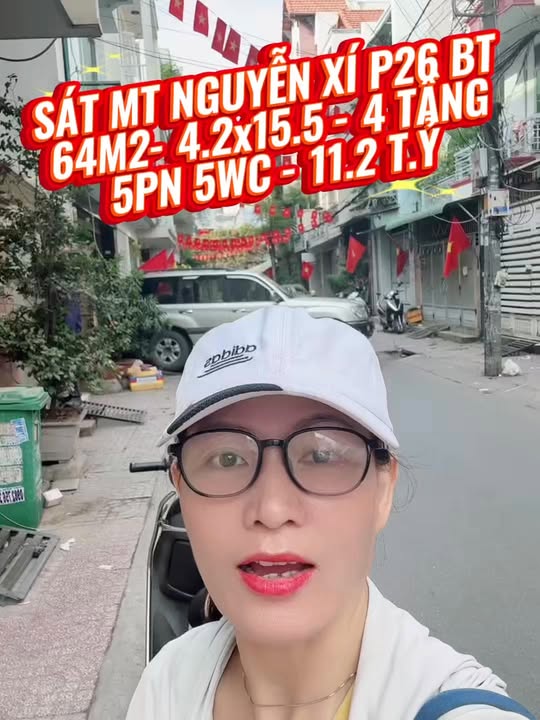 FrontHouse Nguyễn Xí Bình Thạnh 64m² giá 11.2 tỷ - Sổ hồng vuông vức, hoàn công chuẩn!