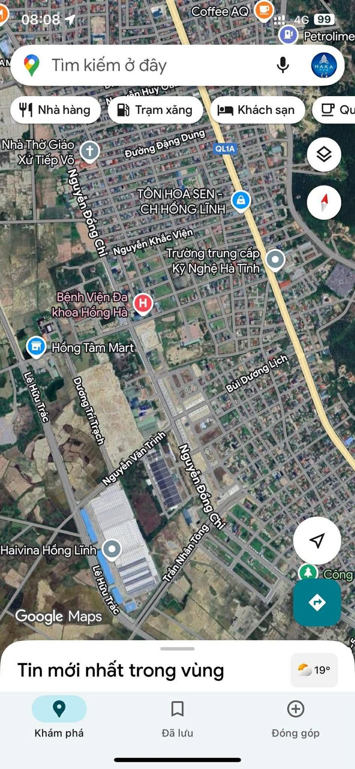 Bán đất mặt đường Nguyễn Đổng Chi, TX Hồng Lĩnh 155m² giá 5.5 tỷ - Đầu tư sinh lời!