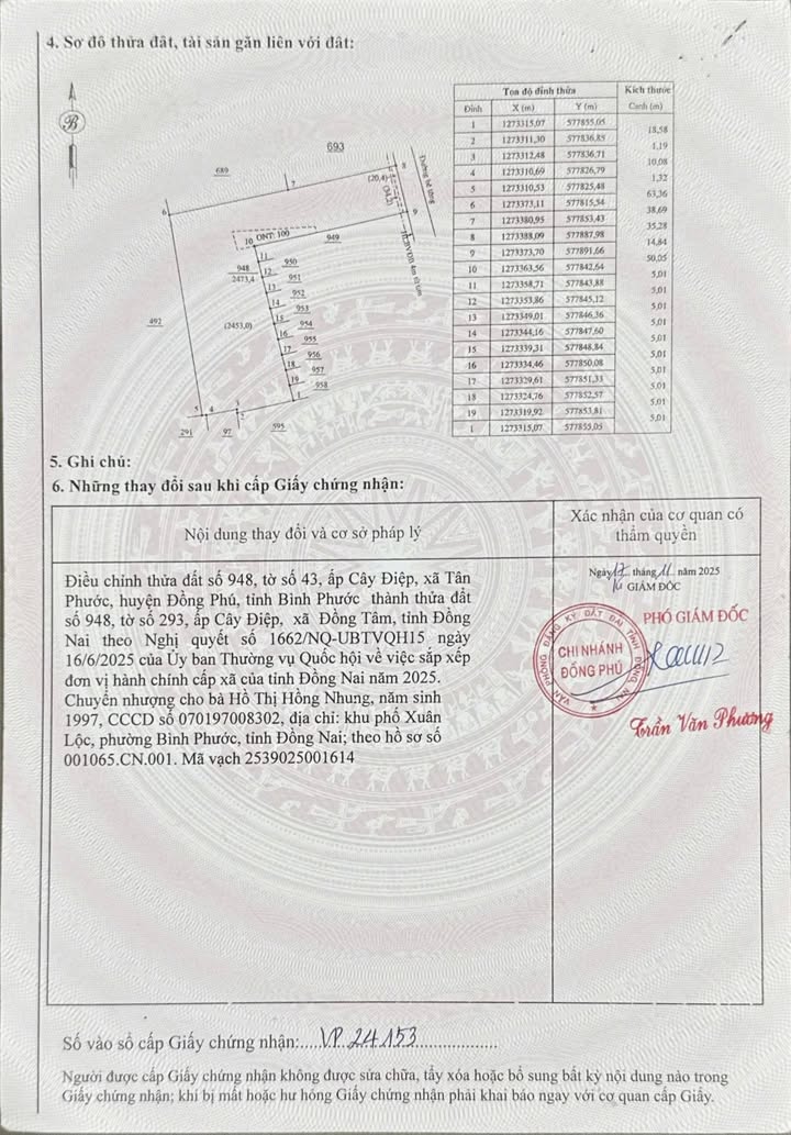 Đất nền 9000m² tại Huyện Đồng Phú, Bình Phước - Giá chỉ 1 tỷ, sổ đỏ chính chủ!