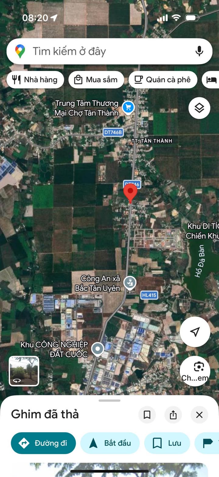 Đất mặt tiền đường DT 746, Bắc Tân Uyên, 735m² giá 15 tỷ - Vị trí đẹp, tiềm năng đầu tư!