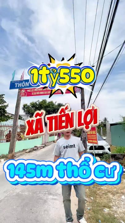 Đất nền Tiến Lợi Phan Thiết 145.3m² giá thương lượng - Cơ hội đầu tư hấp dẫn!