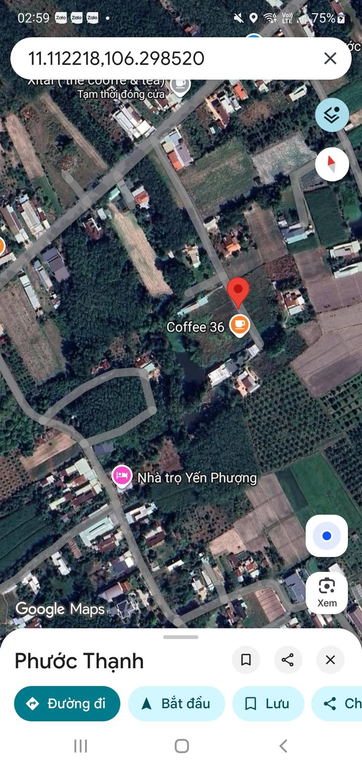 Đất thổ cư 150m² Xã Phước Bình - Giá rẻ, đầu tư sinh lời!