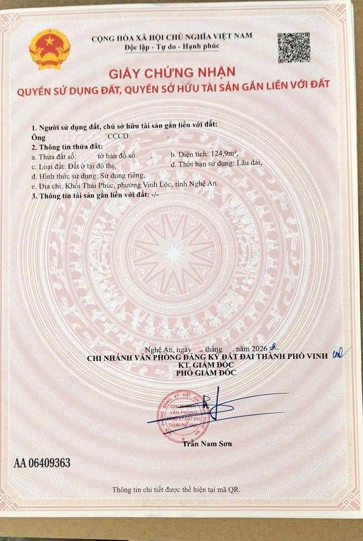 Đất Nghi Thái 125m² giá 1.5 tỷ - Cách chợ Mộc chỉ 500m!