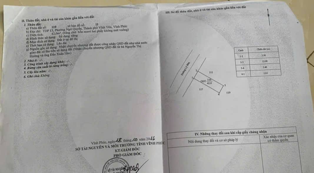 Nhà phố Ngô Quyền, Vĩnh Yên 42m² - Gần chợ và công viên!