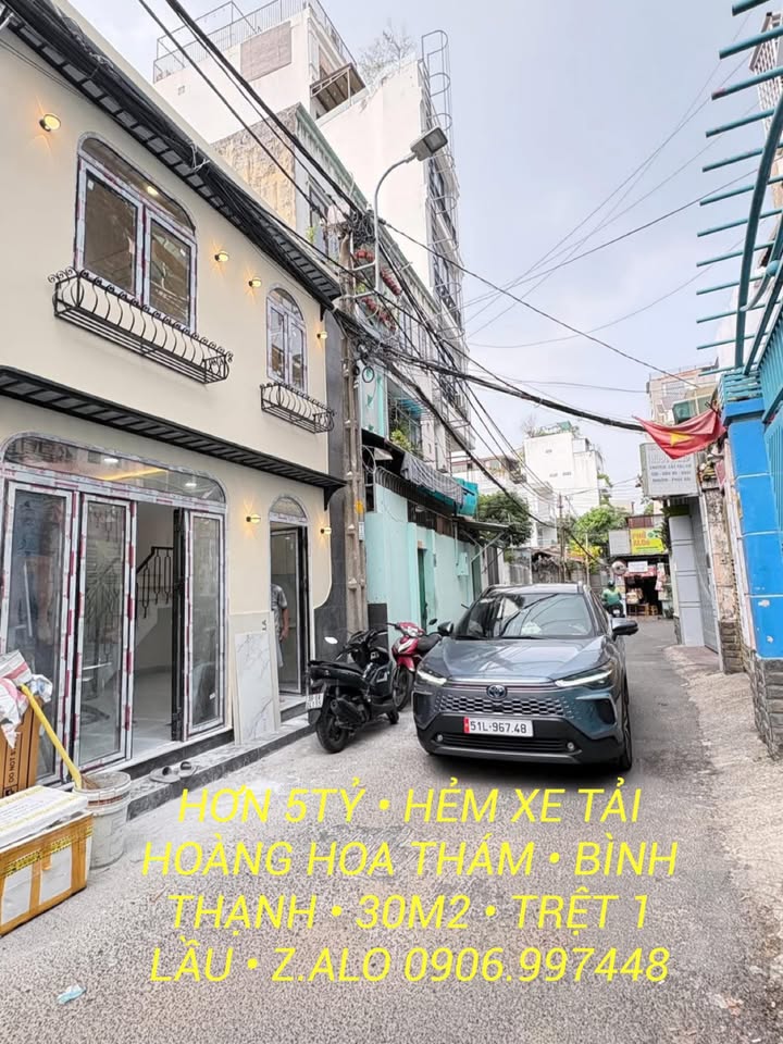 Nhà riêng Hoàng Hoa Thám, Bình Thạnh 30m² giá 5 tỷ - Hẻm xe tải rộng rãi!