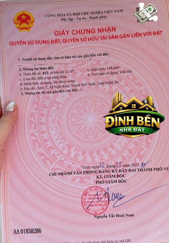 Đất kinh doanh đường Xuân Lộc, Phường Vinh Hưng 148m² giá 3.9 tỷ - Vị trí đắc địa cho mọi ý tưởng kinh doanh!