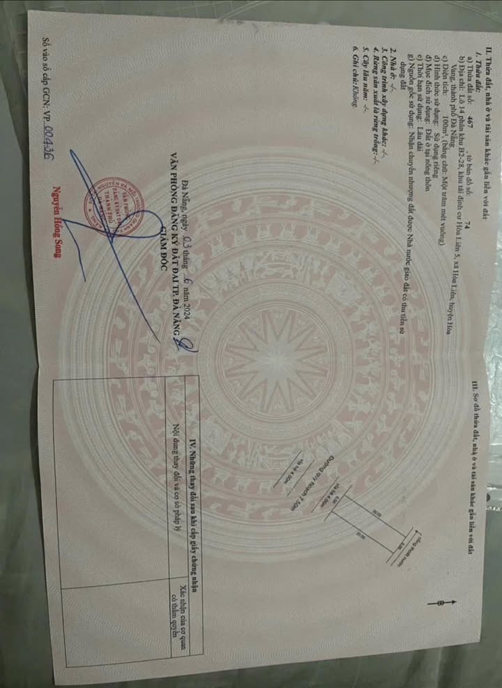 Đất nền Hòa Liên 5 Đà Nẵng 100m² giá 3 tỷ - Vị trí đắc địa, tiềm năng phát triển!