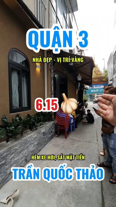 Nhà phố Trần Quốc Thảo Quận 3 24m² giá 6.15 tỷ - Mới hoàn thiện nội thất!