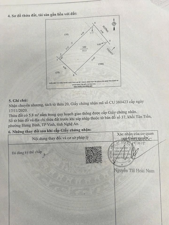 Đất nền mặt đường Tân Tiến, Phường Hưng Bình, 77,7m² chỉ 4 tỷ - Kinh doanh thuận lợi!