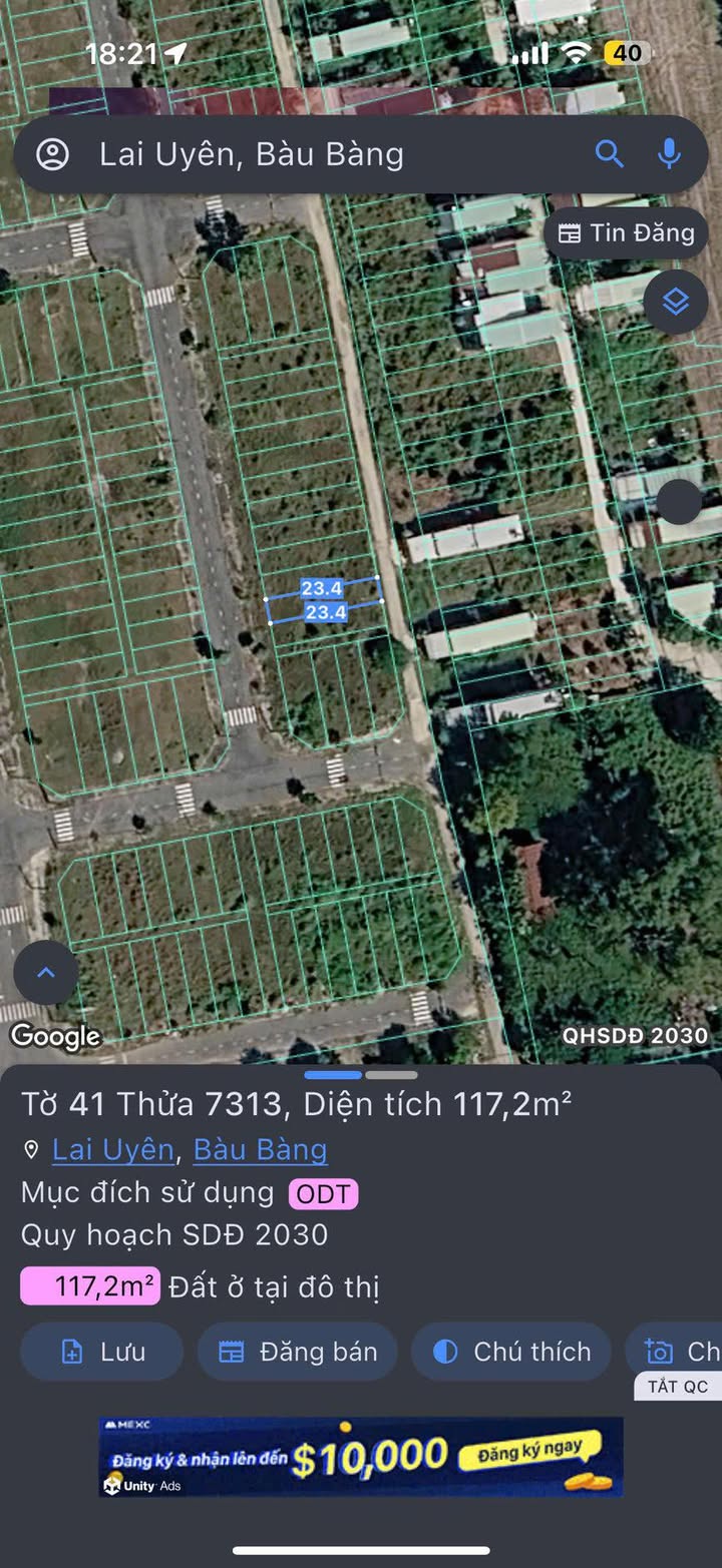 Đất nền KDC Tuấn Điền Phát 3, Bàu Bàng 117m² giá chỉ 900 triệu - Sổ hồng riêng, đầu tư sinh lời!