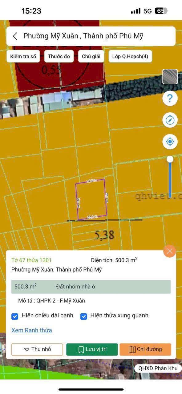 Đất nền khu dân cư Mỹ Xuân 100m² giá 390 triệu - Sổ hồng chính chủ