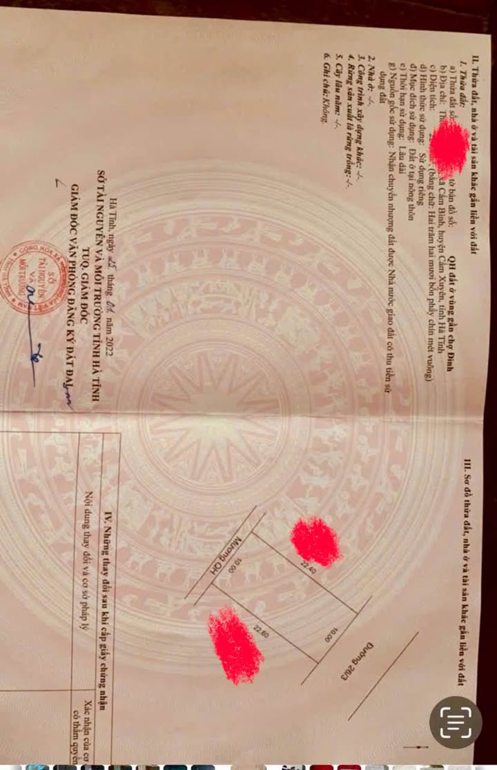 Đất kinh doanh đường 26-3 Cẩm Thành 230m² giá 5 tỷ - Sổ đỏ chính chủ!