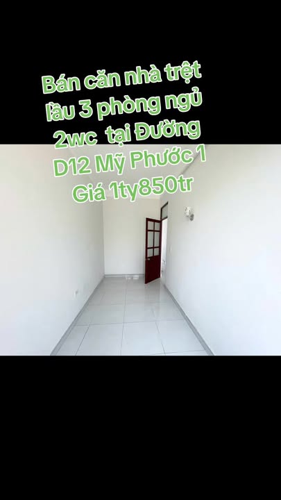 Nhà phố Mỹ Phước 1, Bến Cát 100m² giá 1.8 tỷ - Chính chủ bán gấp!
