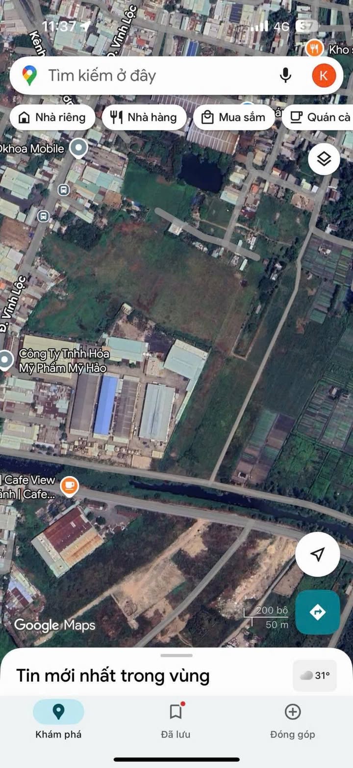 Đất nền Hương Lộ 2, Bình Chánh 7400m² giá 28 tỷ - Đầu tư sinh lời ngay