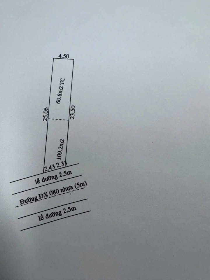 FrontHouse Đường DX80 Định Hòa 112m² giá 2.5 tỷ - Vị trí trung tâm, giao thông thuận lợi!