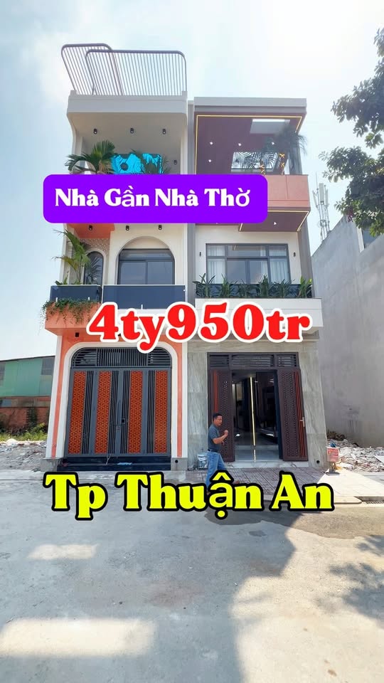 Nhà phố 3 phòng ngủ tại Bình Chuẩn, 64m² giá 4.95 tỷ - Full nội thất cao cấp