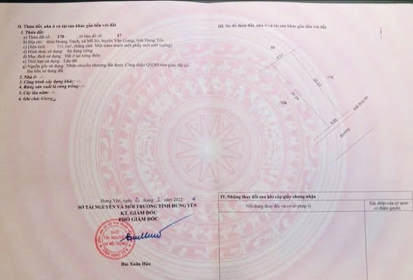 Đất nền chính chủ Hoàng Trạch 111m² giá 5.55 tỷ - Đầu tư sinh lời hấp dẫn!