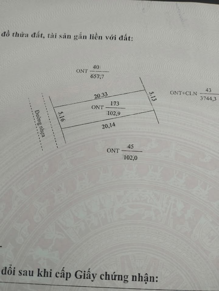 Lô đất mặt tiền xã Vĩnh Xương Tân Châu 100m² giá 390 triệu - Cơ hội đầu tư tuyệt vời!