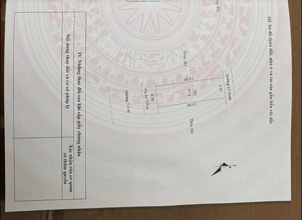 Đất nền Vịt Cỏ Hồ Sen, Hải Dương 67.5m² - Hướng Nam, giá thỏa thuận!