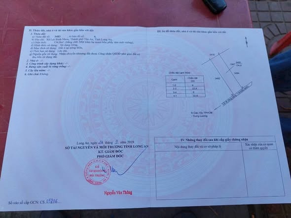 Đất thổ cư tại Lợi Bình Nhơn, Tân An, 132m² giá chỉ 320 triệu - Cơ hội đầu tư hấp dẫn!