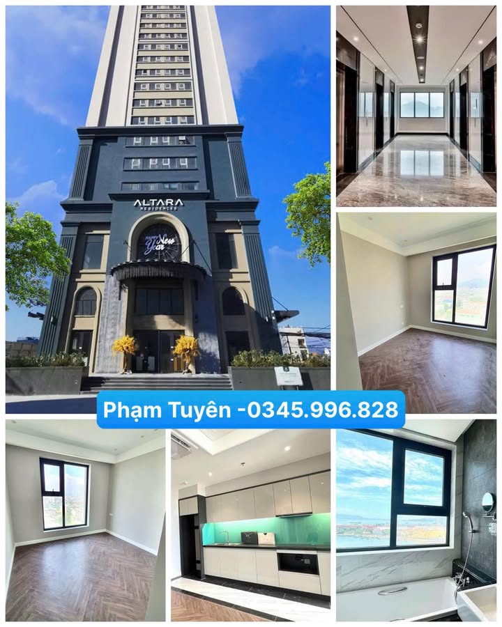Căn hộ cao cấp Altara Residences Quy Nhơn 45m² giá 1.65 tỷ - View biển tuyệt đẹp!