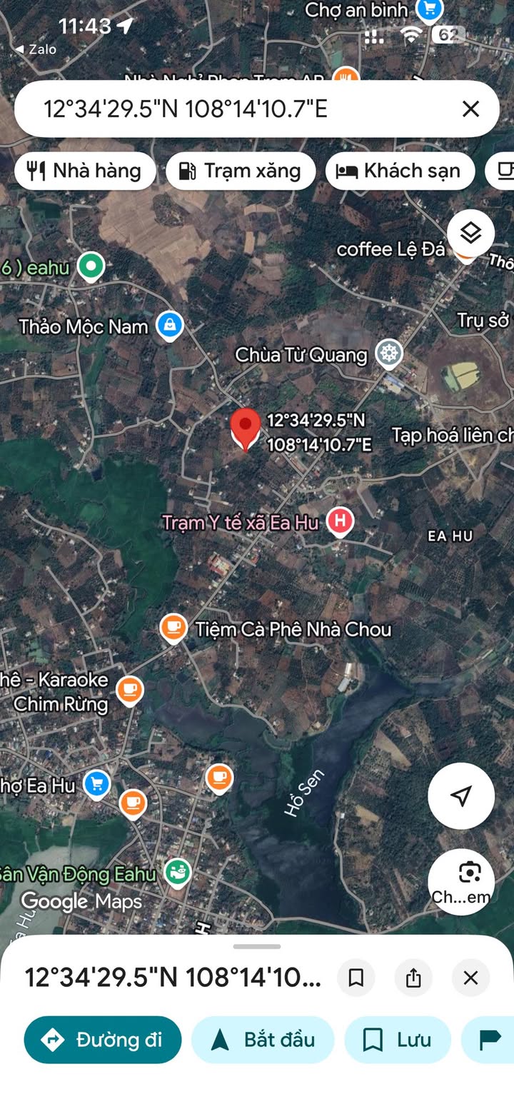 Đất nền xã Ea Ning, huyện Cư Kuin, 1404m² giá 850 triệu - Cơ hội đầu tư lý tưởng!