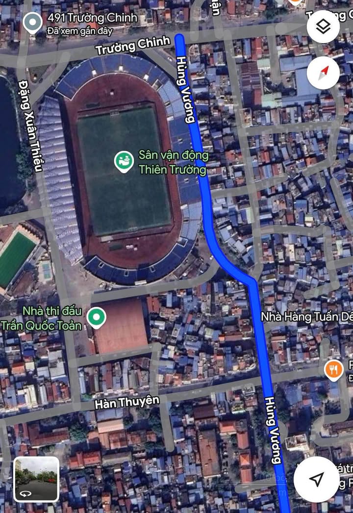 Bán đất mặt tiền Hùng Vương, Nam Định 184m² giá 15.5 tỷ - Kinh doanh thuận lợi!