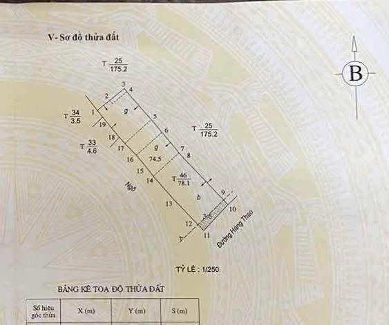 Nhà mặt tiền Hàng Thao, Nam Định 78m² giá 6.5 tỷ - Kinh doanh đắc địa!