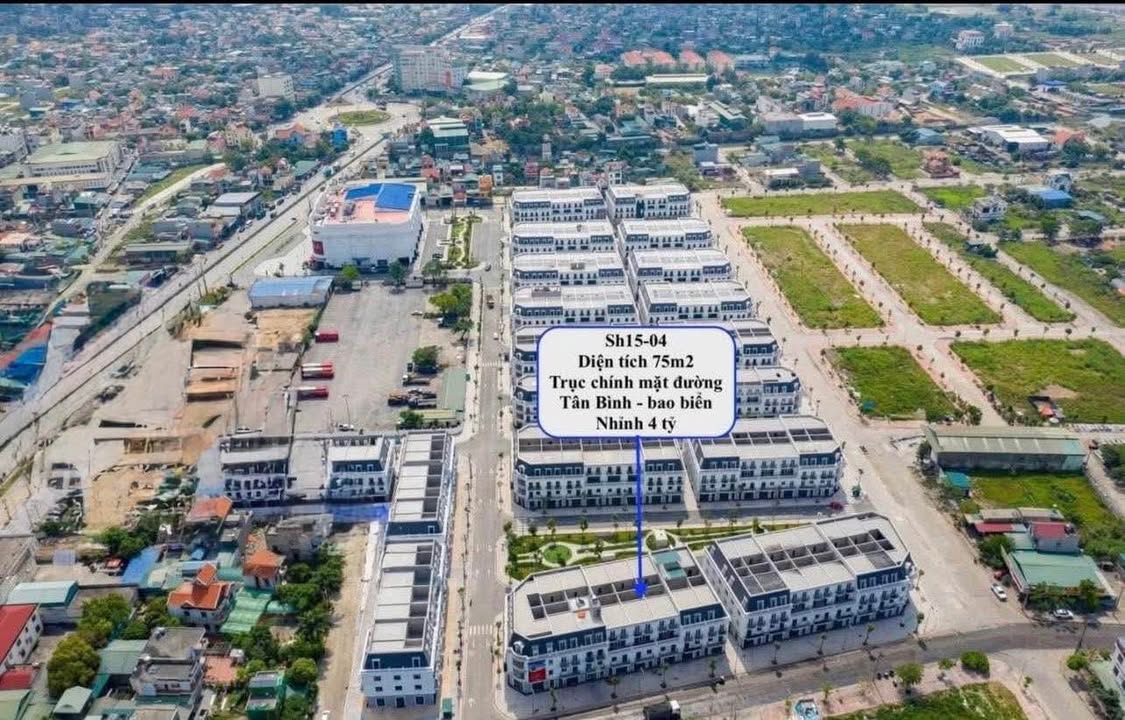 Shophouse đường Tân Bình Cẩm Phả 75m² giá thỏa thuận - Cơ hội đầu tư tuyệt vời!