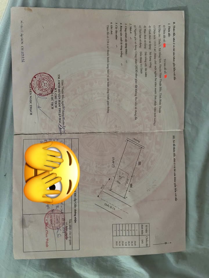 Đất thổ cư mặt tiền đường nhựa Thôn 3, Xã Hồng Sơn 1320m² giá 2.3 tỷ - Sổ hồng chính chủ!