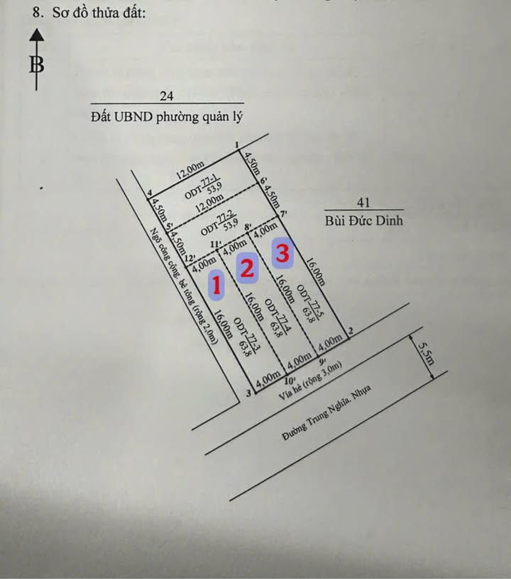 Đất nền mặt đường Trung Nghĩa Đồ Sơn 63.8m² giá chỉ 1.6 tỷ - Đầu tư sinh lời cao!